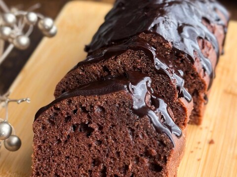 焼くまで5分!【米粉のショコラパウンドケーキ】